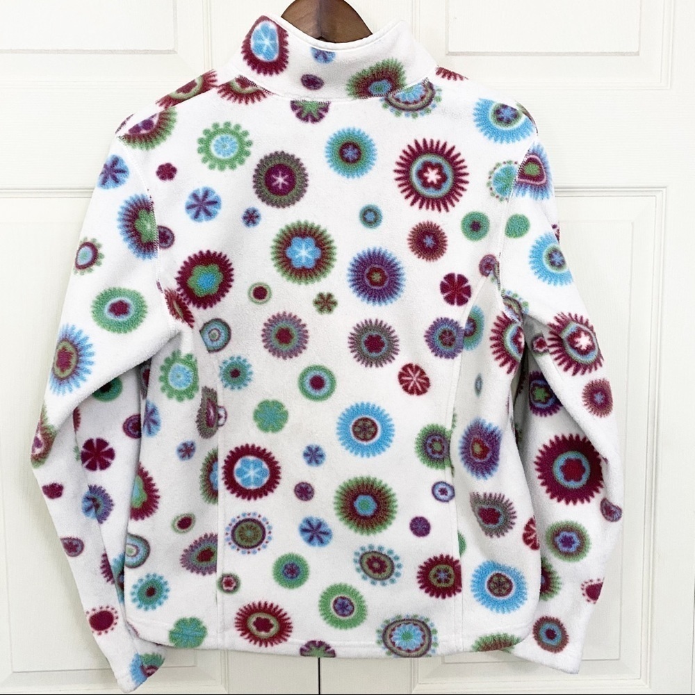 L.L. Bean T Snap Pullover Circle Patterned Sweate… - image 6